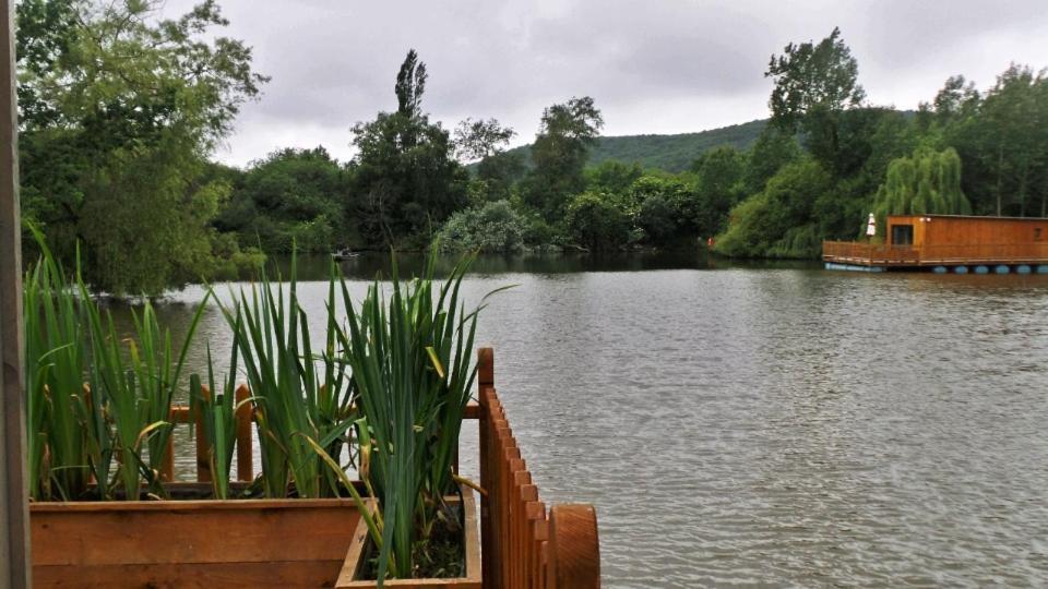 Cabanes Flottantes Et Gites Au Fil De L'Eau Colleville Exterior photo